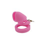 Pink Silicone Chastity Cage - Small