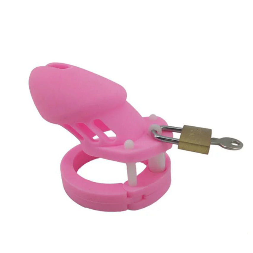 Silicone Chastity Cage - Large