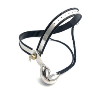 Silicone & Steel Chastity Belt